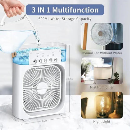 Portable Humidifier Air Cooler Mist Fan Mini Cooler for Home