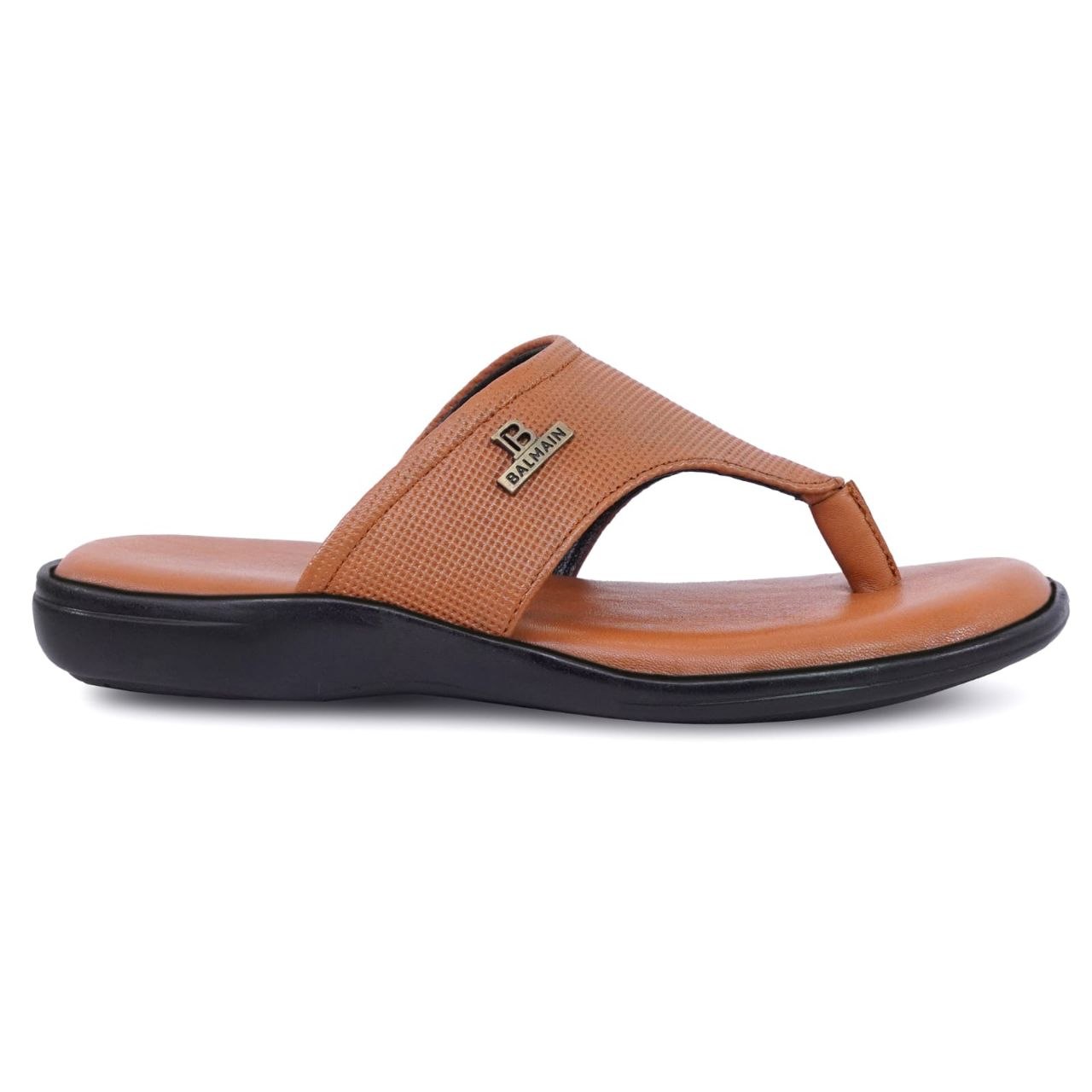 Elite Comfort Toe Ring Slide (Tan Brown Premium)