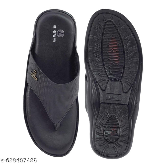 Premium Single Strap Comfort Slide (Black)