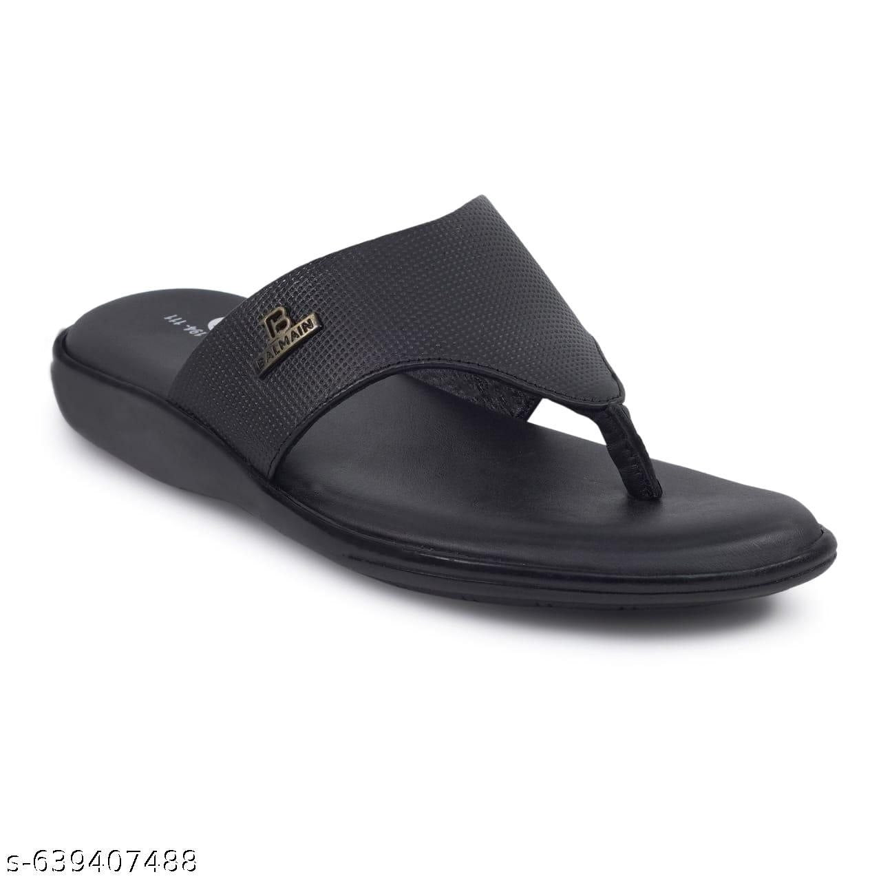 Premium Single Strap Comfort Slide (Black)