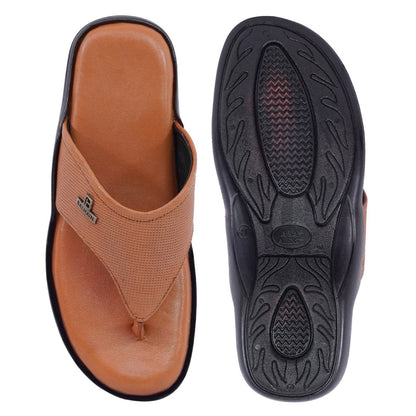 Elite Comfort Toe Ring Slide (Tan Brown Premium)