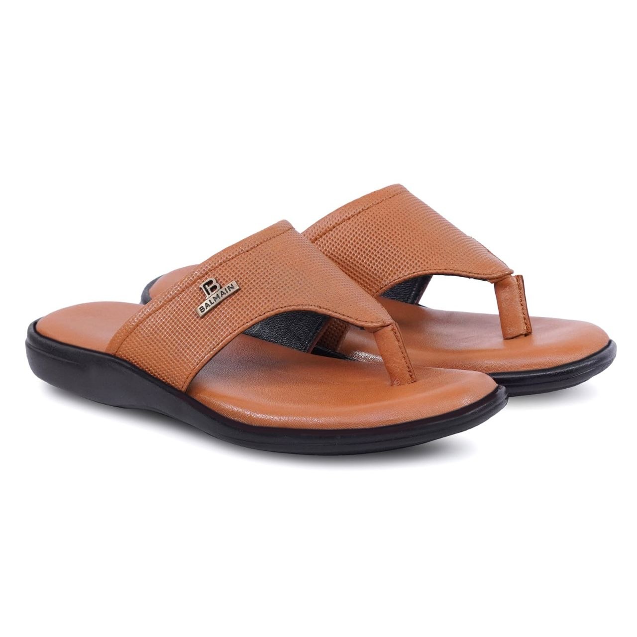 Elite Comfort Toe Ring Slide (Tan Brown Premium)