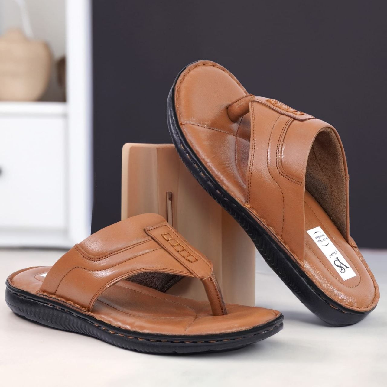 Classic Comfort Sling Back Sandal (Brown)