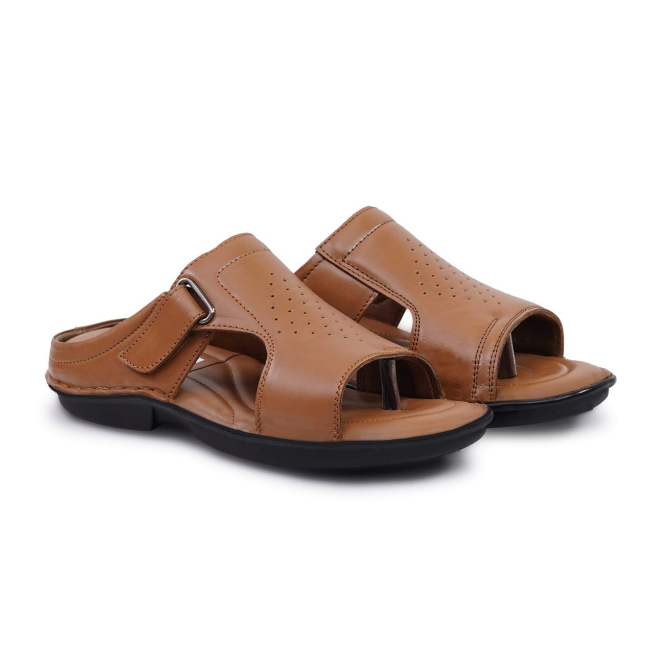 Classic Comfort Cross-Strap Mule (Brown)