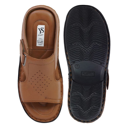 Classic Comfort Cross-Strap Mule (Brown)