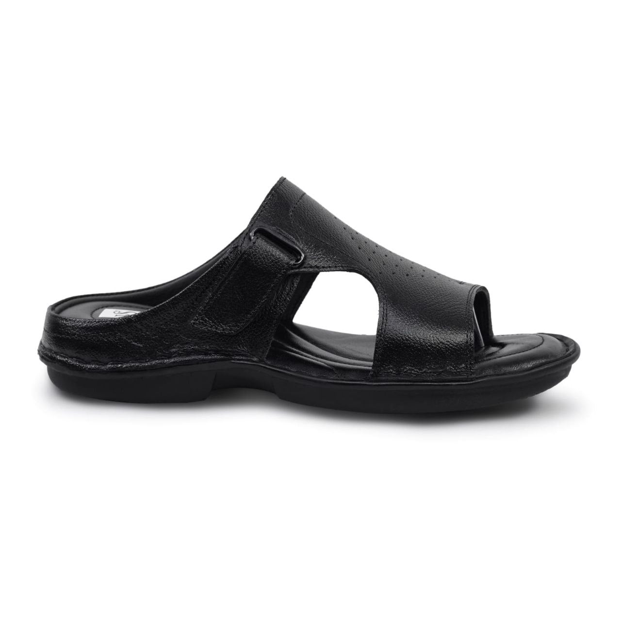 Executive Soft Grip Sandal (Black Cross Strap)