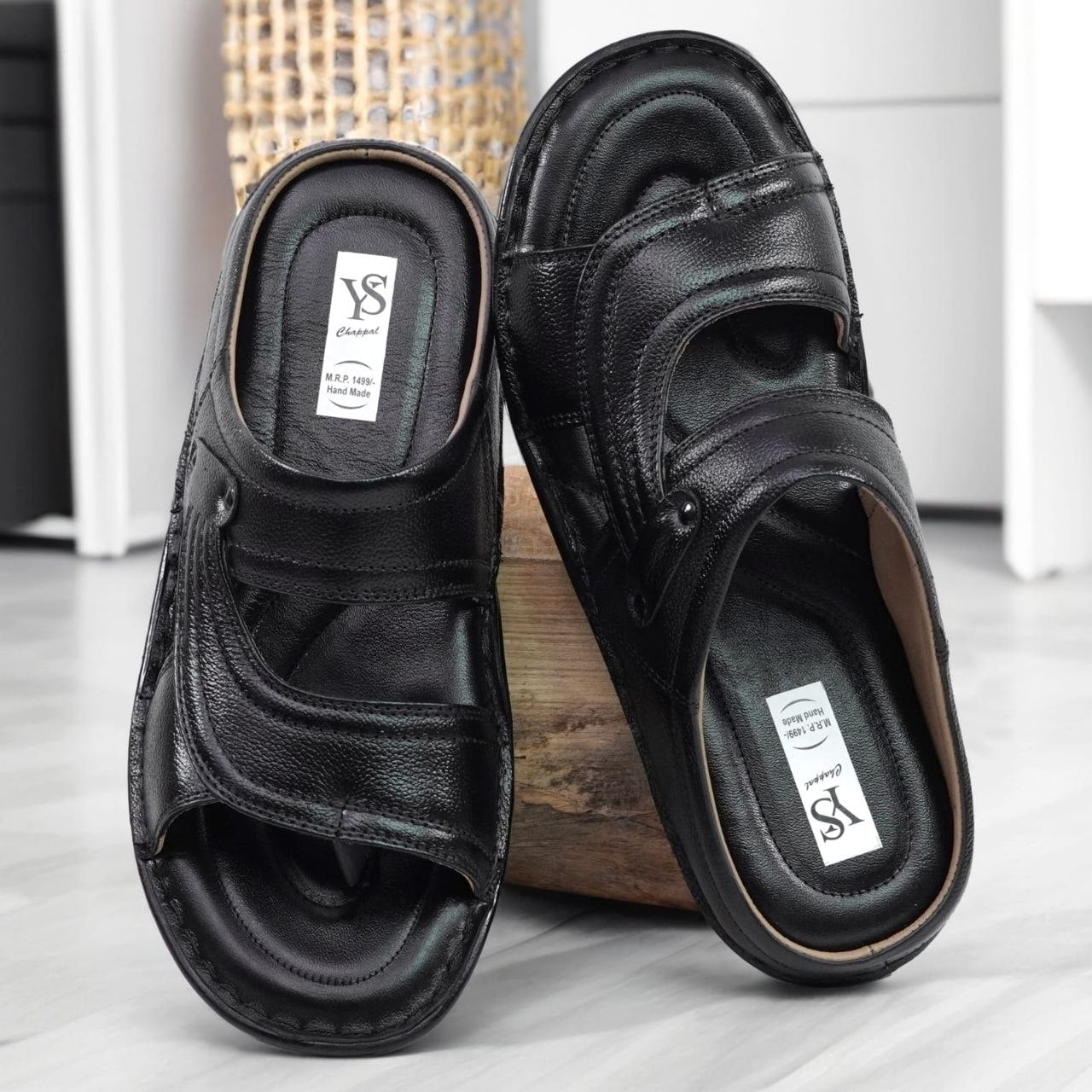 Ultra Comfort Flex Sole Slipper (Black)
