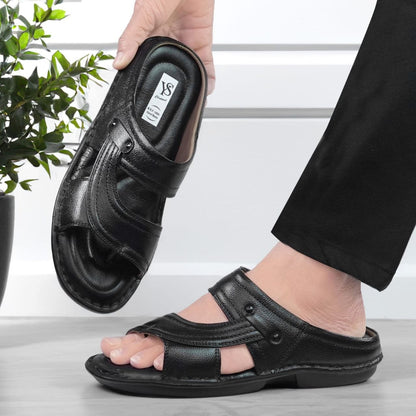 Ultra Comfort Flex Sole Slipper (Black)
