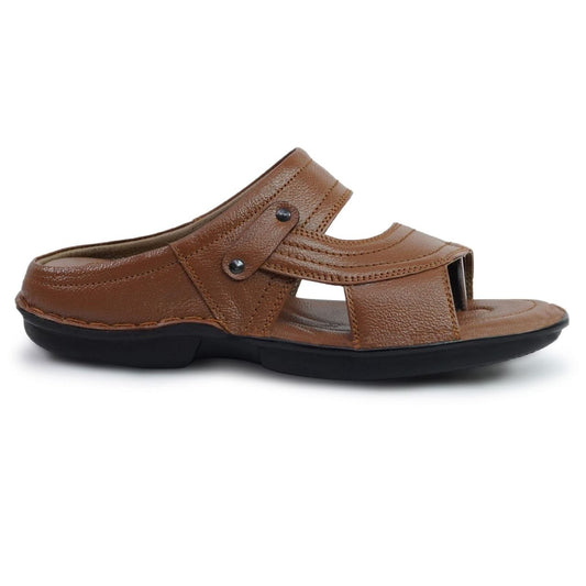2. Dual Buckle Comfort Slide (Tan Brown)